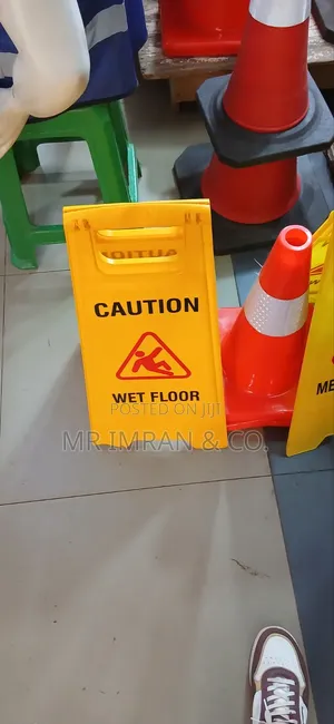 Plastic a-Frame "Caution Wet Floor" Safety Sign