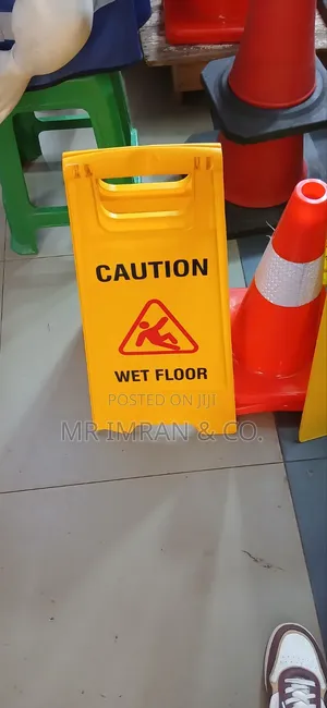 Plastic a-Frame "Caution Wet Floor" Safety Sign