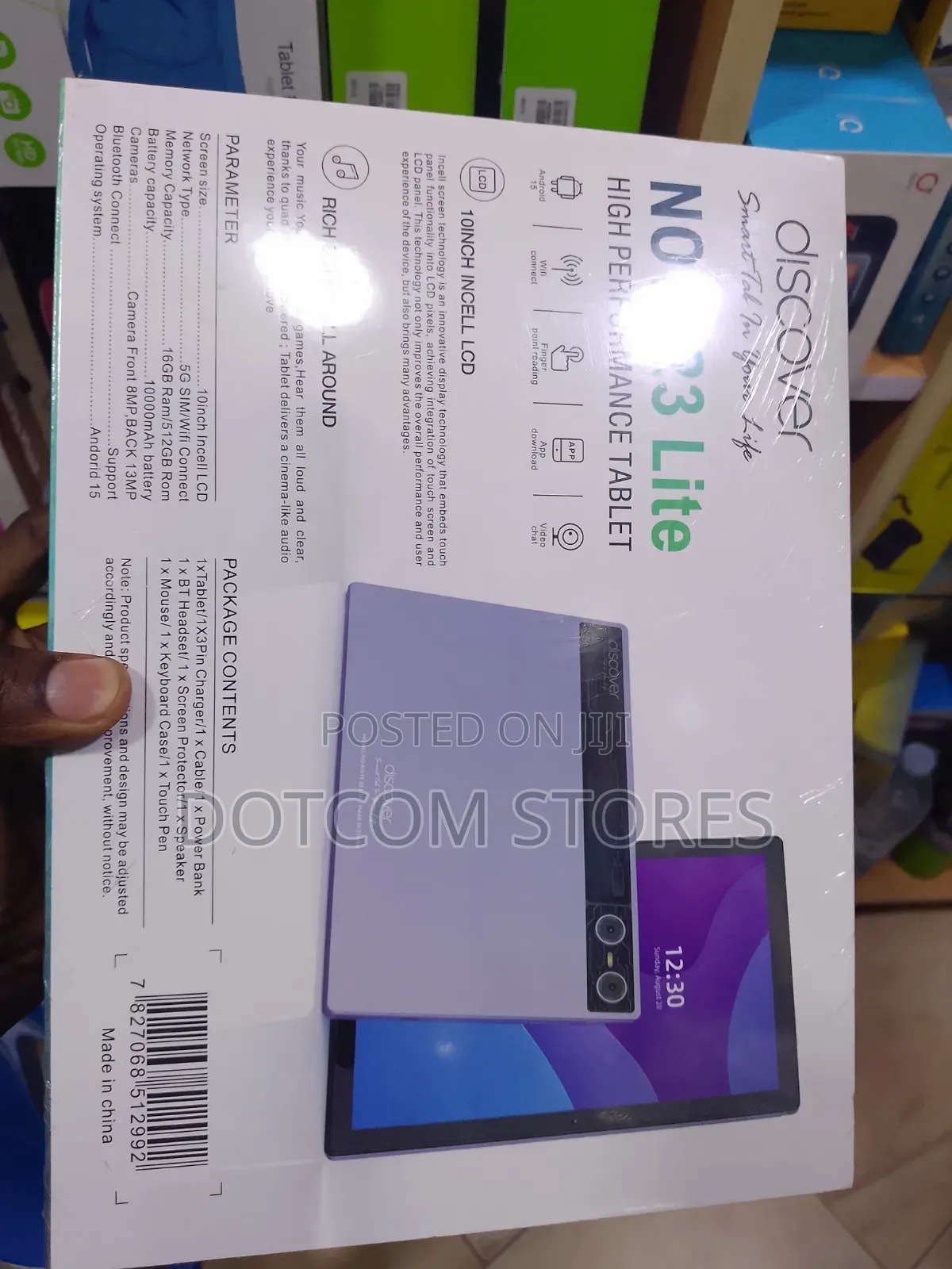 New Discover Note 23 Plus 256 GB Black