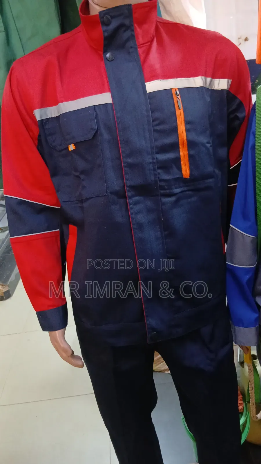 Two-Tone Industrial Safety Workwear Set