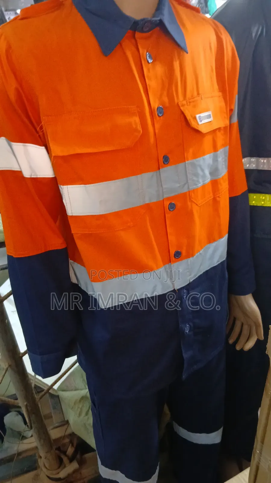 Two-Tone Industrial Safety Workwear Set