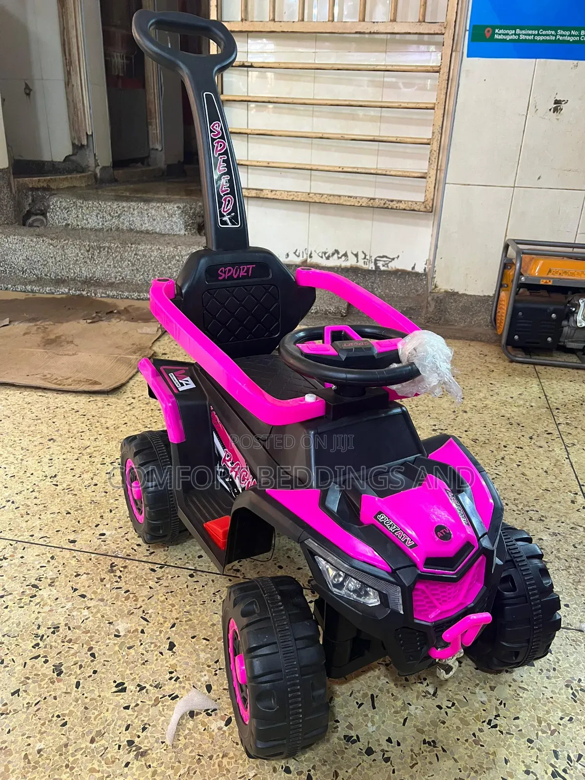 Push Rechargeable Toy Car Pink 1 to 4 Years