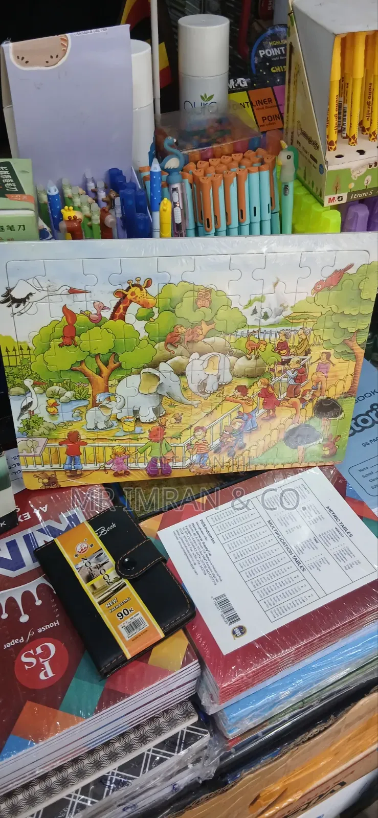 Goki Wooden "Visit at the Zoo" Jigsaw Puzzle