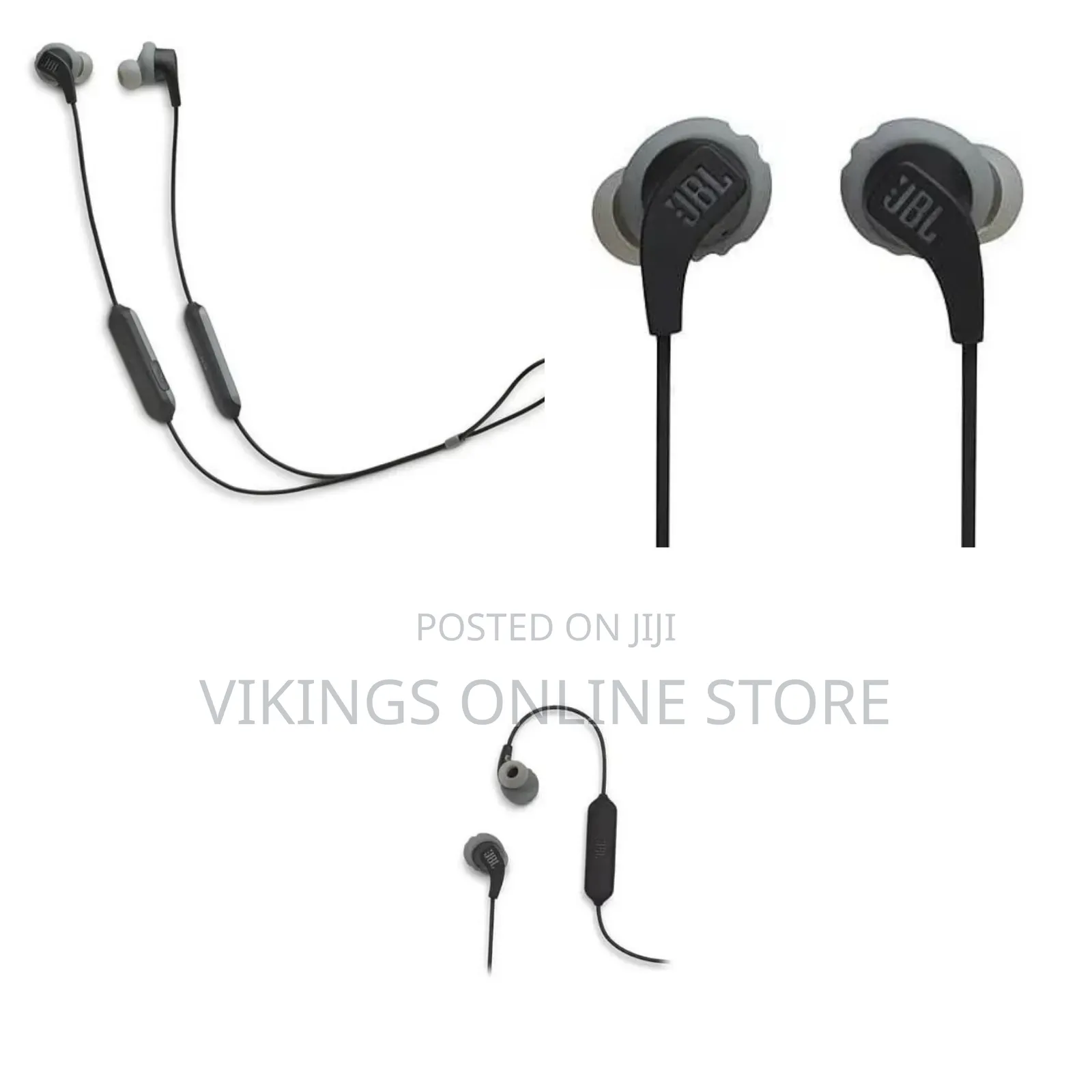JBL Endurance RUNBT Wireless Sport in-Ear Headphones in Black and Grey