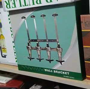 4-Bottle Wall-Mounted Liquor Dispenser