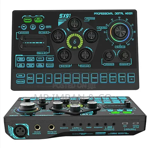 SX91 Professional Digital Mixer and Live Sound Card