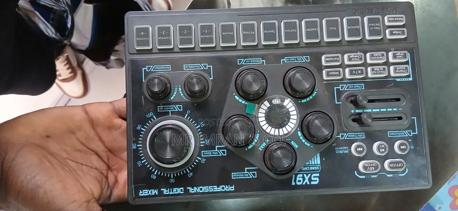 SX91 Professional Digital Mixer and Live Sound Card