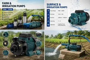 550W–2200W Electric Farm & Irrigation Water Pumps