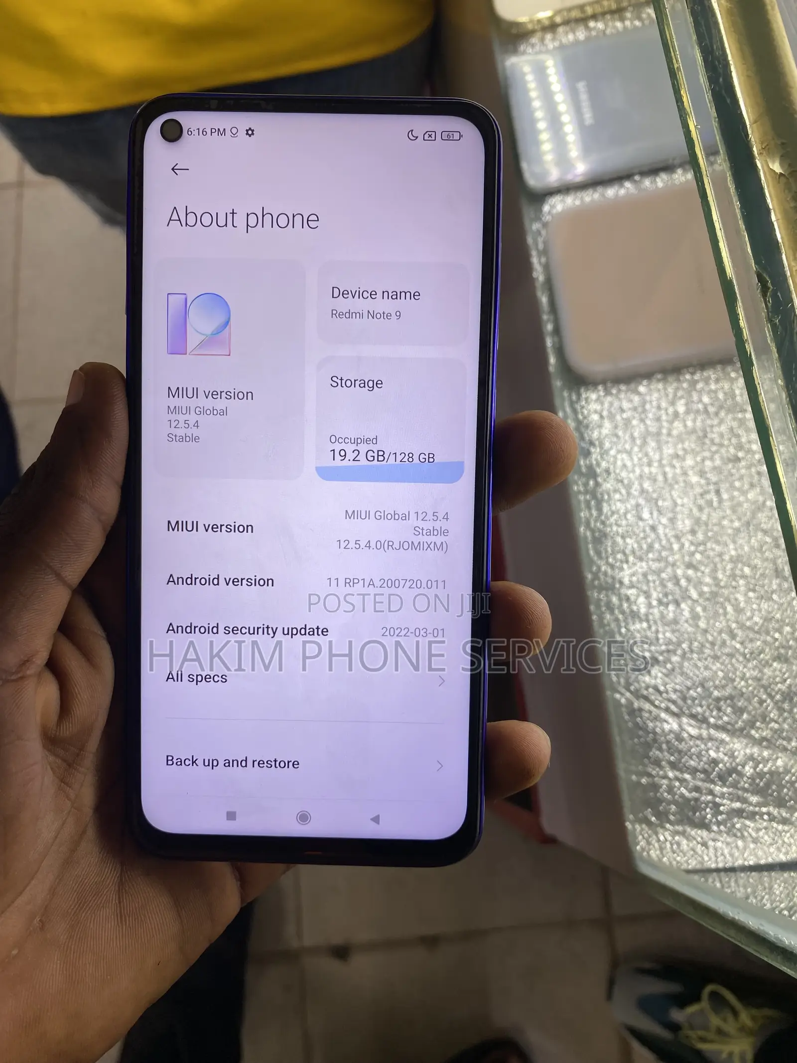 Xiaomi Redmi Note 9 128 GB Blue