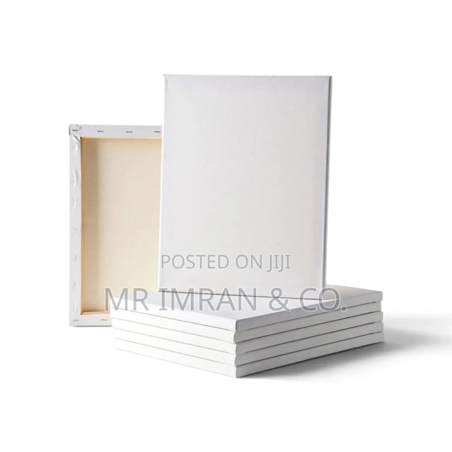 60by50cm White, Stretched Blank Artist Canvase