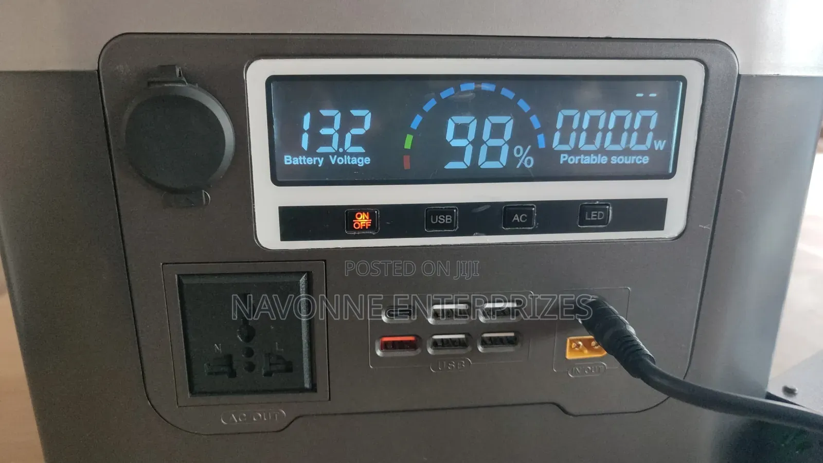 600W Portable Power Station – Reliable Backup & Off-Grid Power