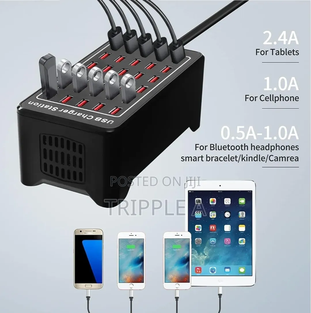 150w 30 Ports Multi USB Charger Station