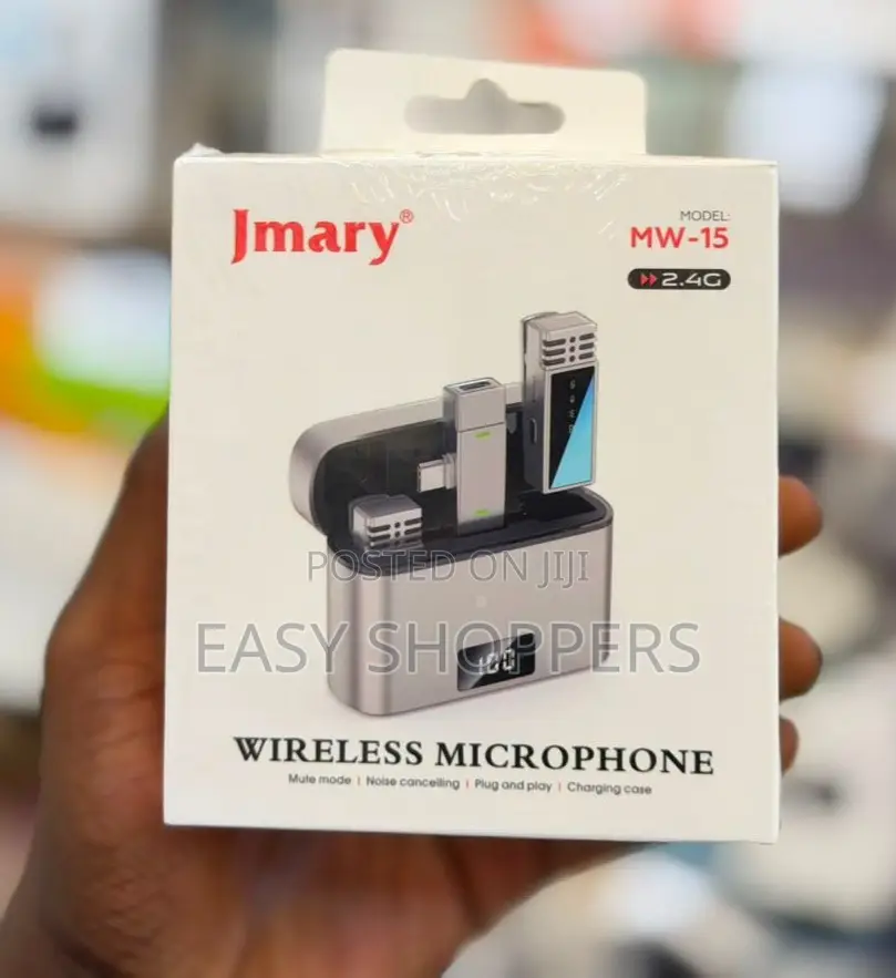 Jmary MW-15, a 2.4G Dual Wireless Lavalier Microphone System