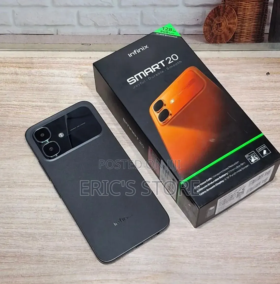 New Infinix Smart 20 128 GB Black
