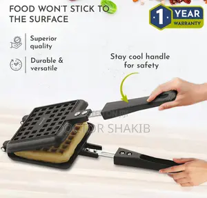 Non-Electric, Stove-Top Waffle Baking Mold