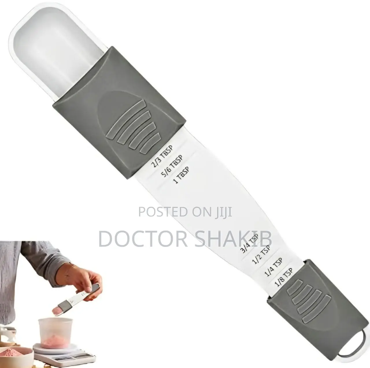 Double-End Adjustable Measuring Spoon