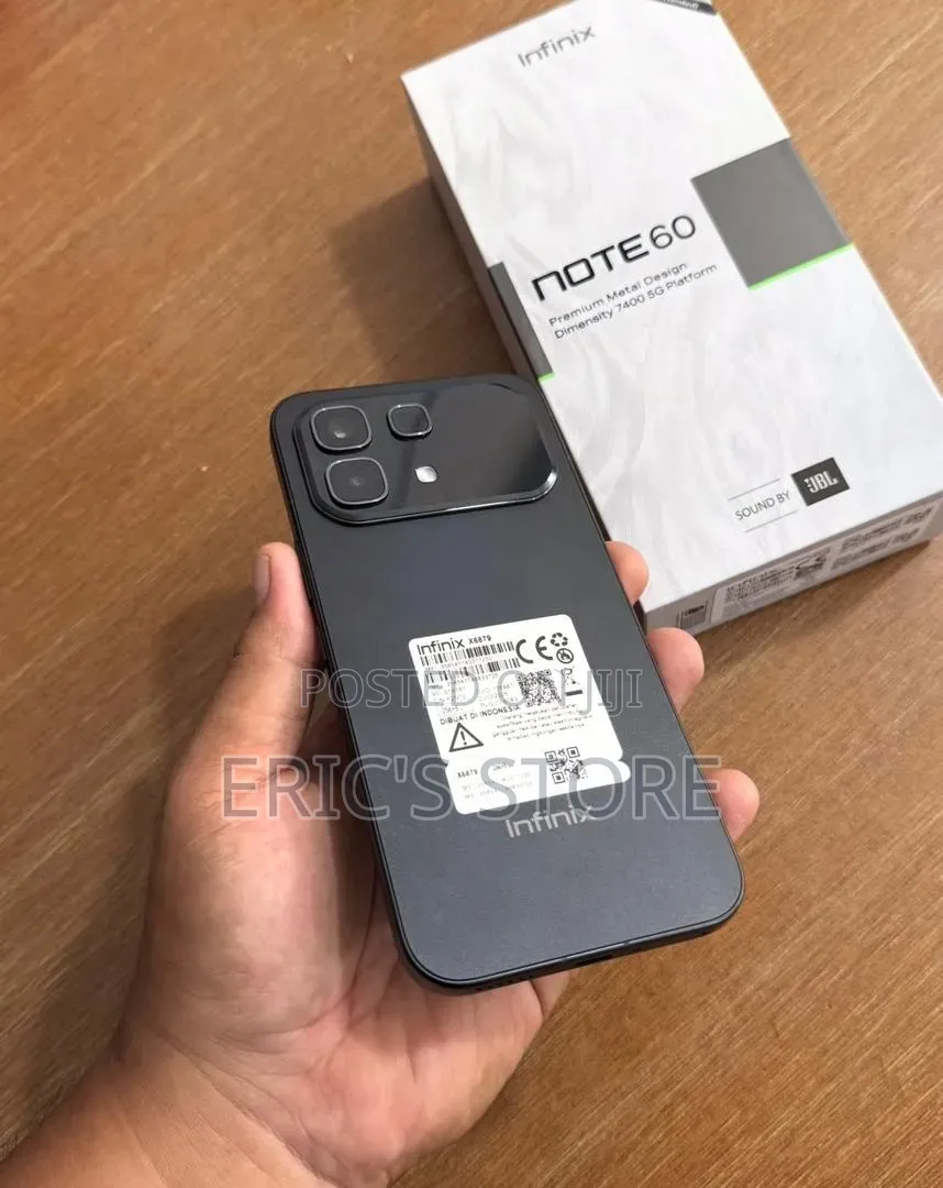 New Infinix Note 60 Pro 256 GB Black