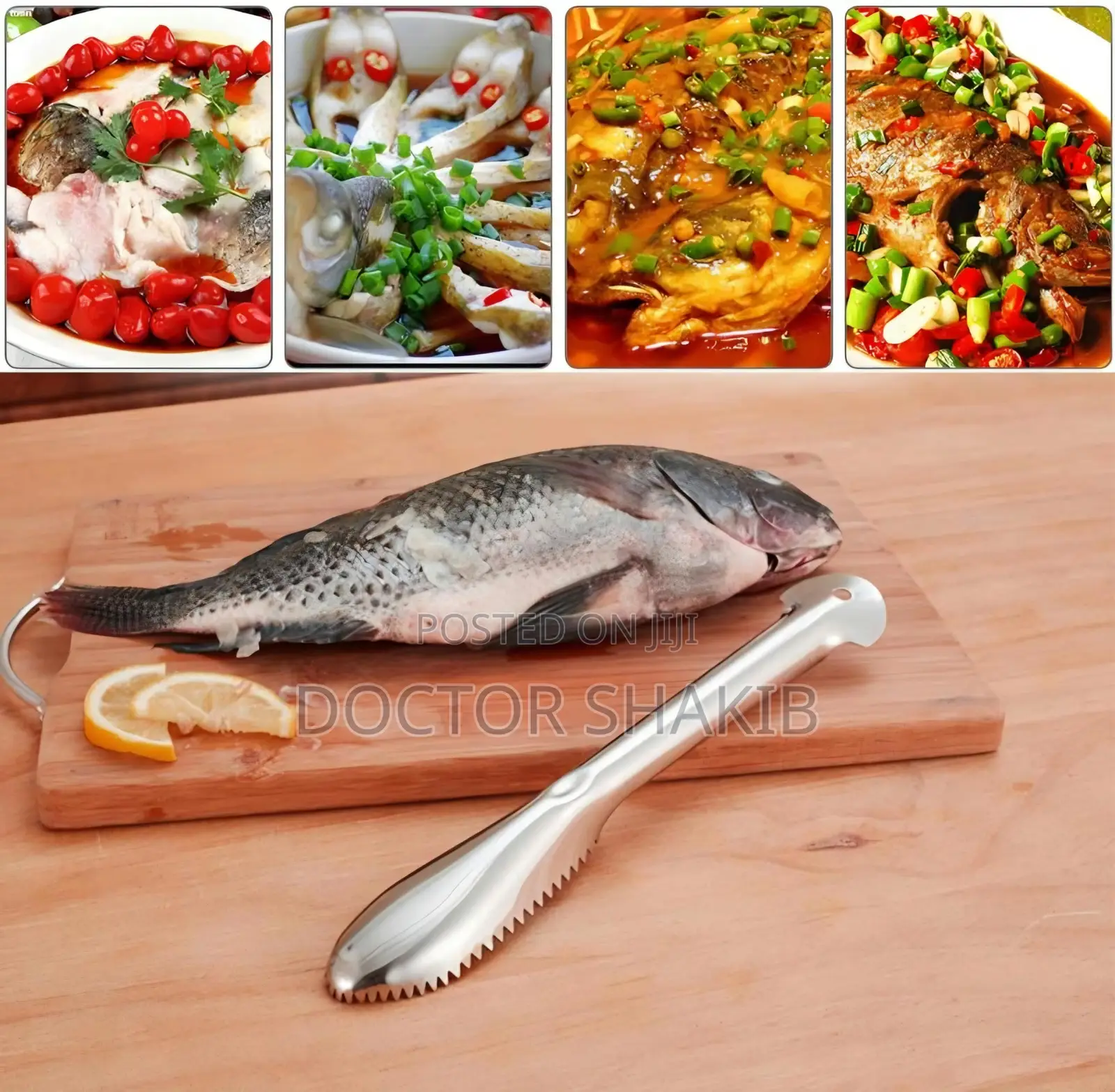 Stainless Steel Fish Scale Scraper