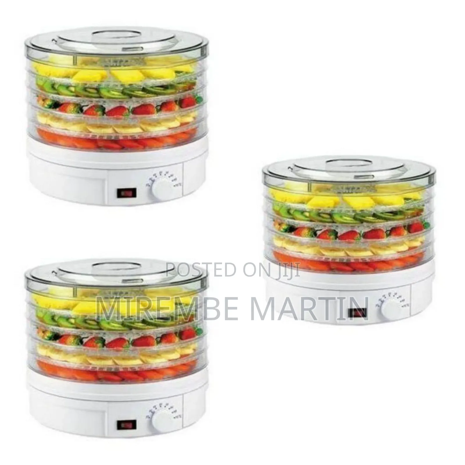Electric Food Dehydrator With Multi-Layer Trays