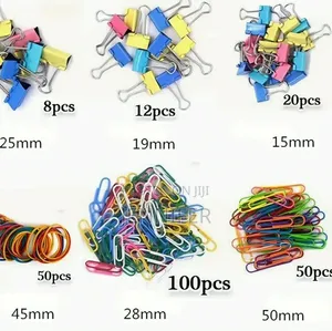 240Pcs Binder Clips Kit