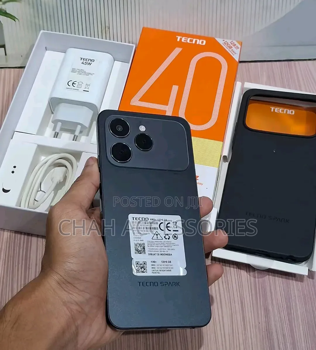 New Tecno Spark 40 128 GB Black