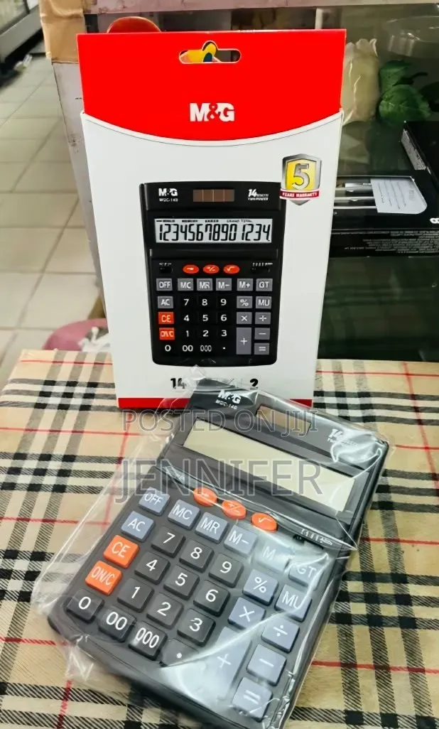 M&G 14-Digit Desktop  Business Calculator