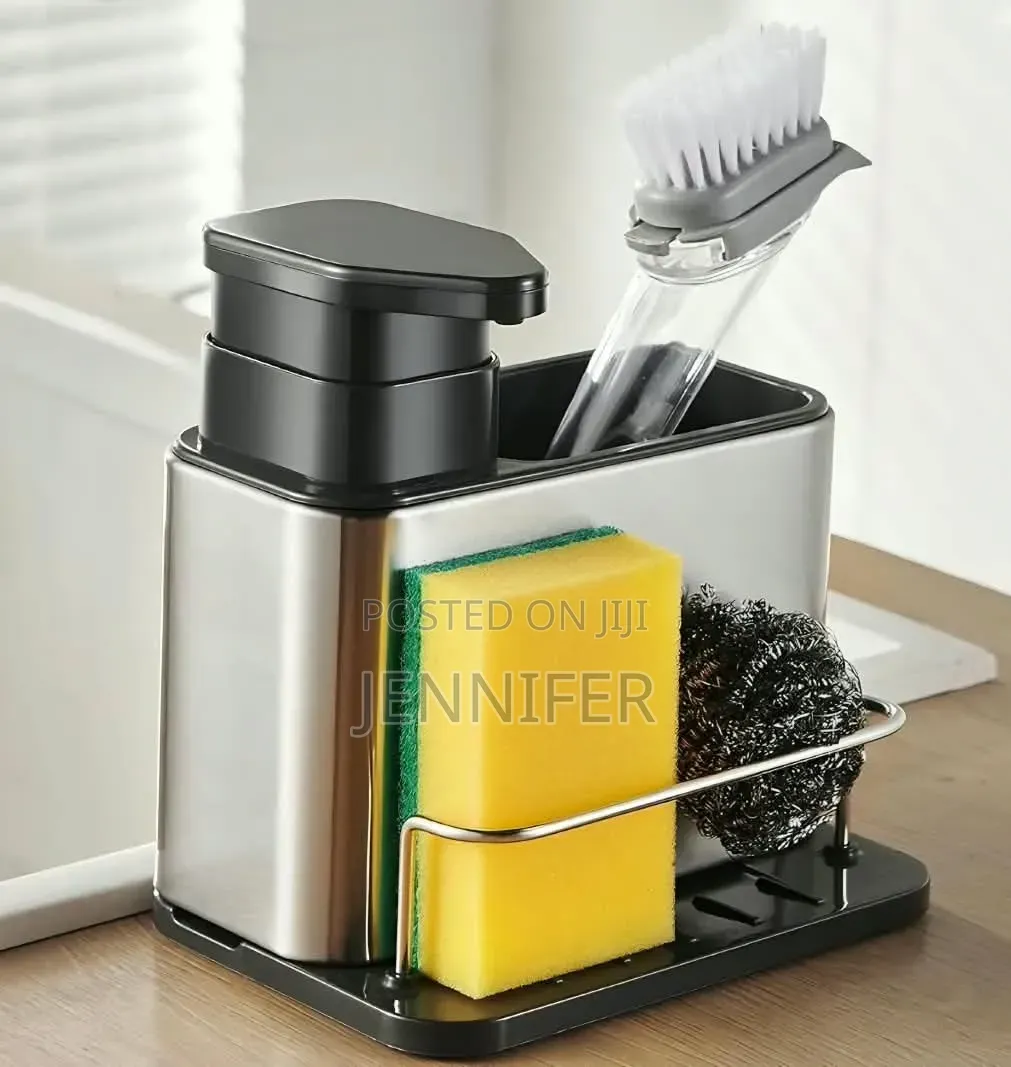 3-in-1 Stainless Steel Kitchen Sink Caddy