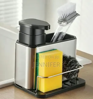 3-in-1 Stainless Steel Kitchen Sink Caddy