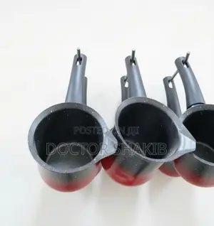 1pcs Red-and-Black Gradient Turkish Coffee Pot