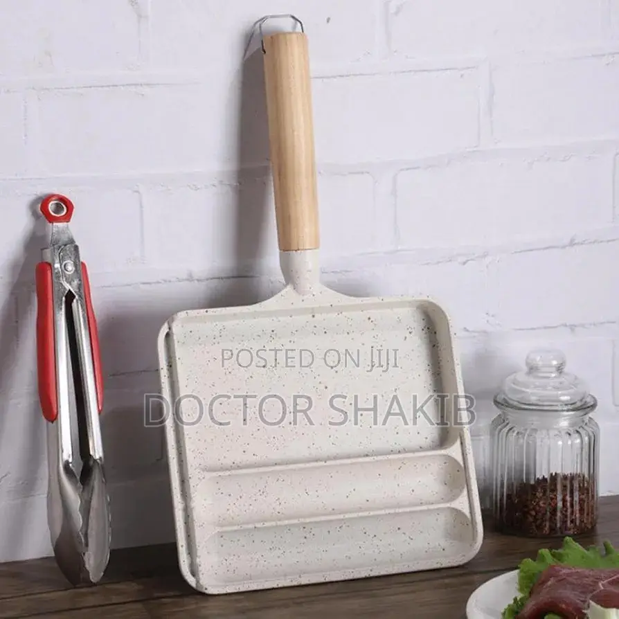 3-in-1 Partitioned Non-Stick Breakfast Frying Pan