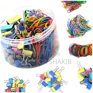 240Pcs Binder Clips Kit