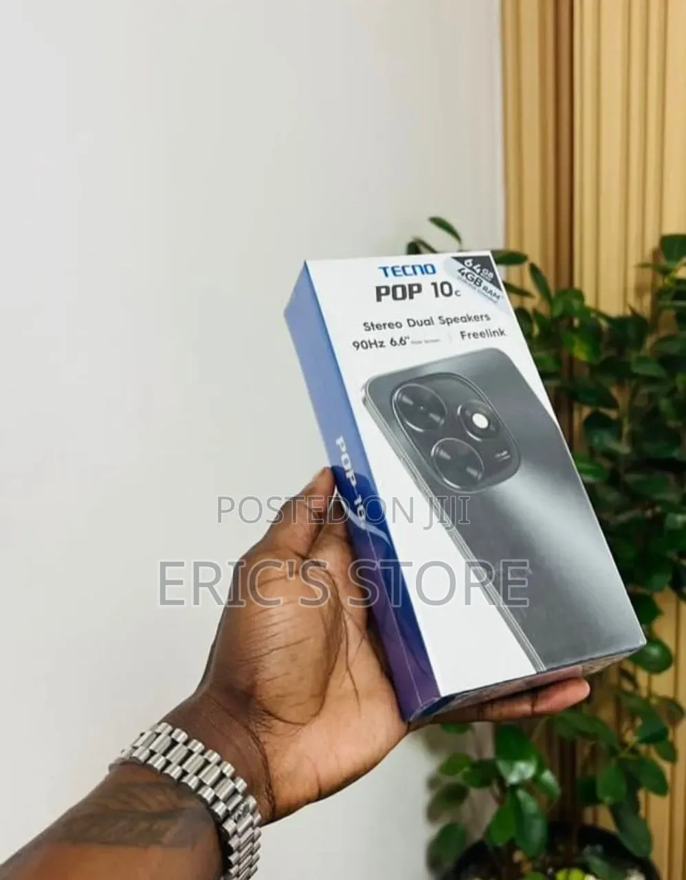 New Tecno Pop 10C 64 GB Black