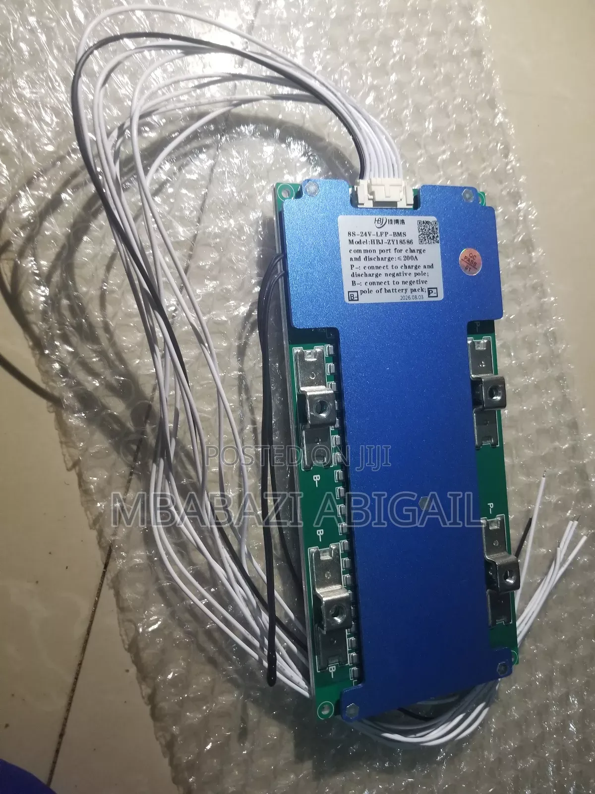 Hardware 8s-24v-LFP-Bms(29.2v, 200a)