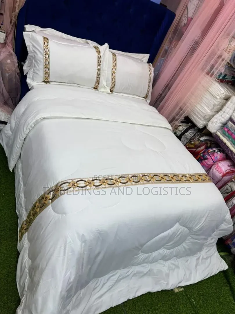Linen Bed Comforter Pink