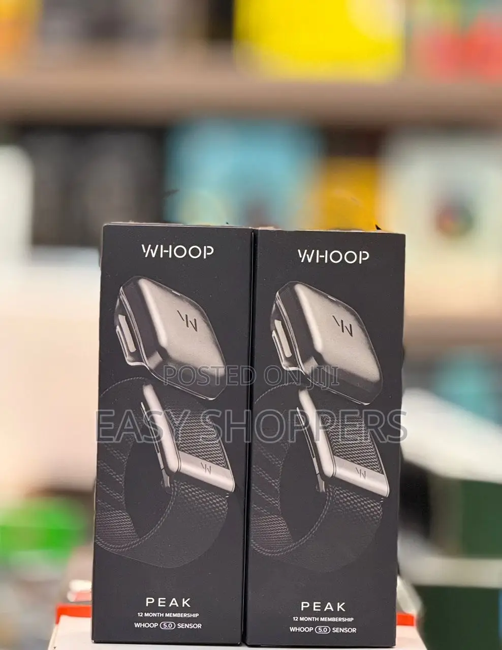 WHOOP Peak 5.0 Health and Fitness Tracker With a 12-Month Membership