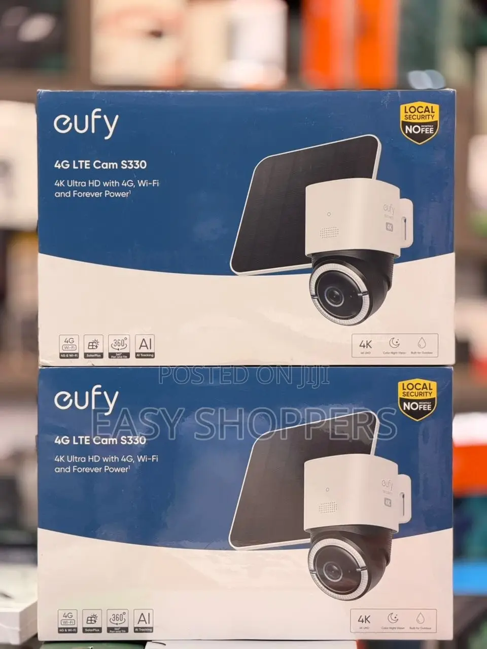 Eufy Security 4G LTE Cam S330 Outdoor Solar-Powered Security Camera