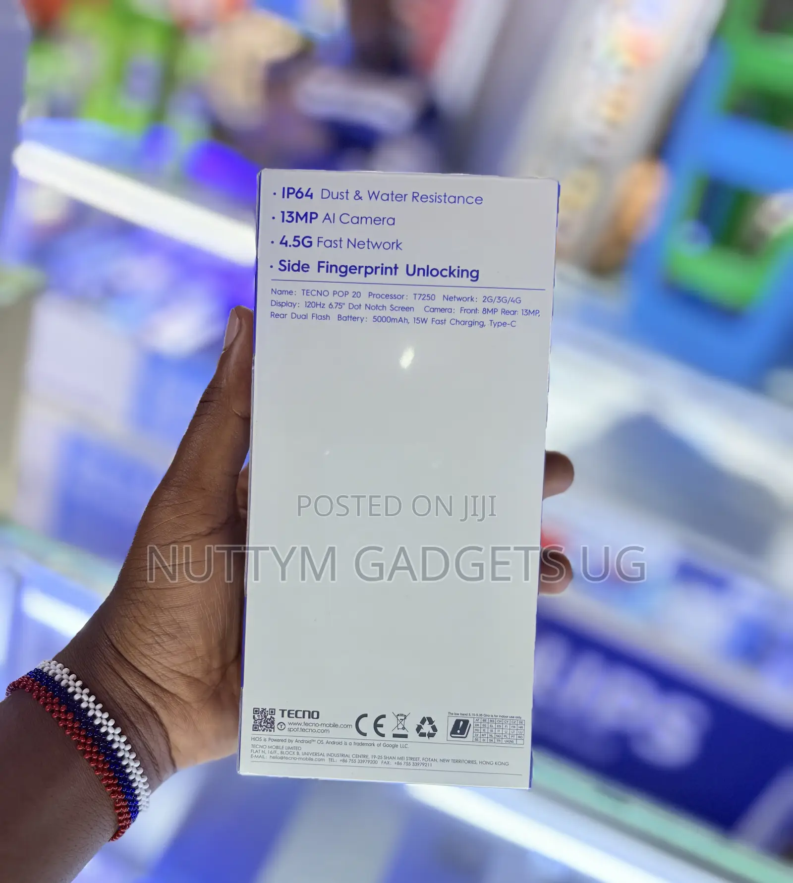 New Tecno Pop 20 64 GB Black