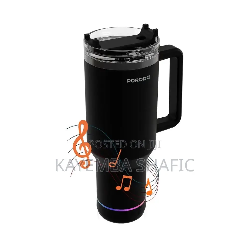 Porodo Lifestyle HydroTunes 1.2L Bluetooth Speaker Tumbler