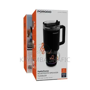 Porodo Lifestyle HydroTunes 1.2L Bluetooth Speaker Tumbler
