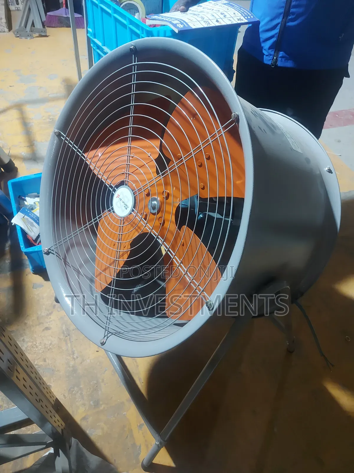 Low Noise and High Air Flow Industrial Axial Fan Cooling Fan