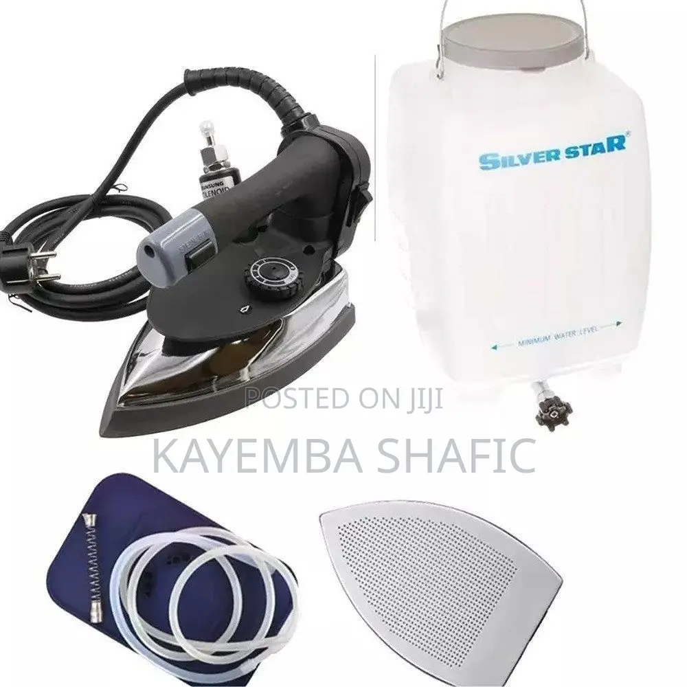 Silver Star ES-300 Gravity Feed Industrial Steam Iron Set