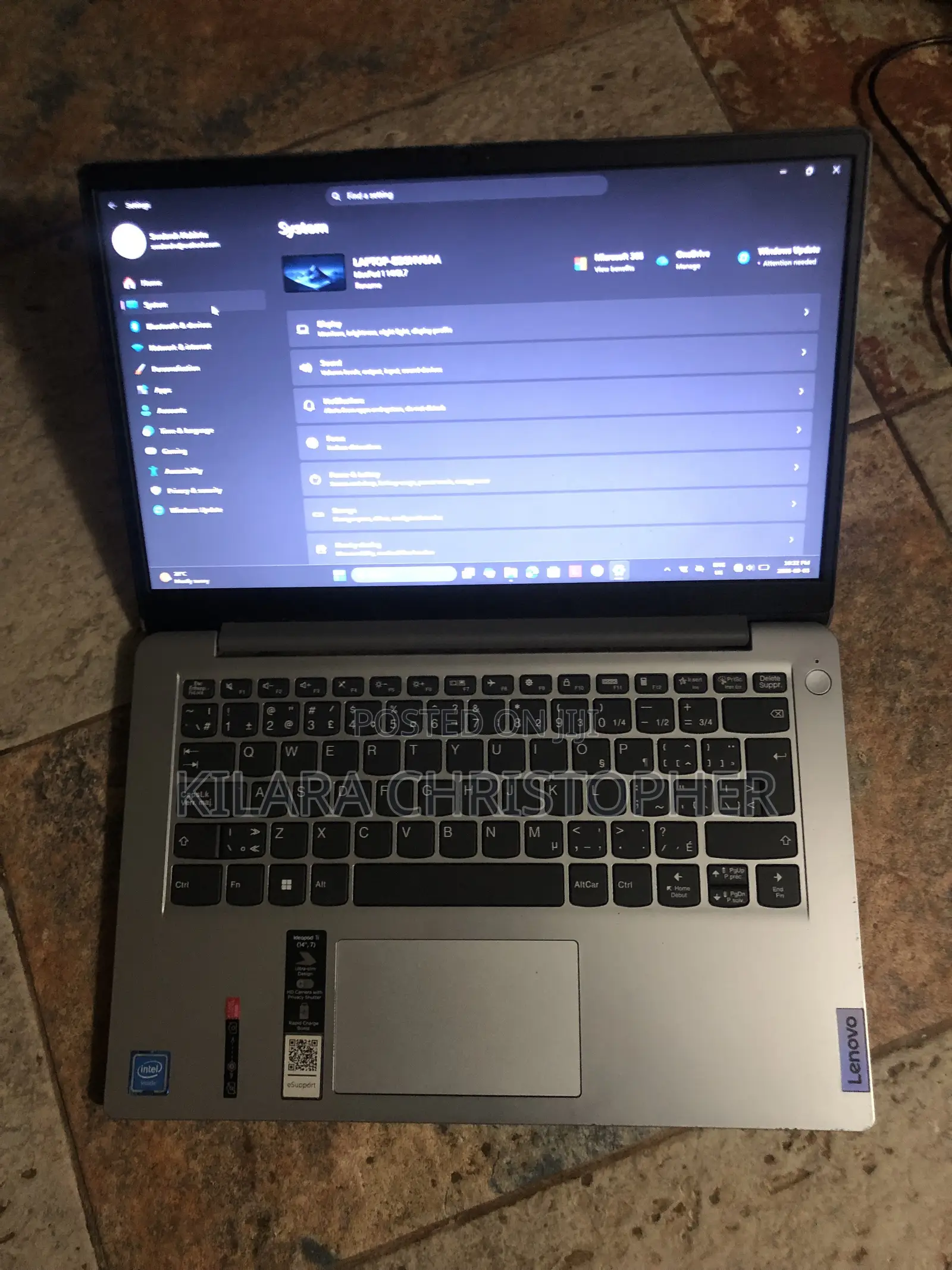 Laptop Lenovo IdeaPad 110S 4GB Intel Celeron SSD 128GB