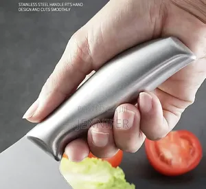 All Metal Stainless Steel Cleaver or Butcher Knife