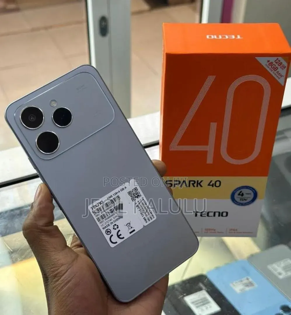New Tecno Spark 40 256 GB Gray
