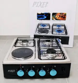 Gas Burner With Electric Hot Plate