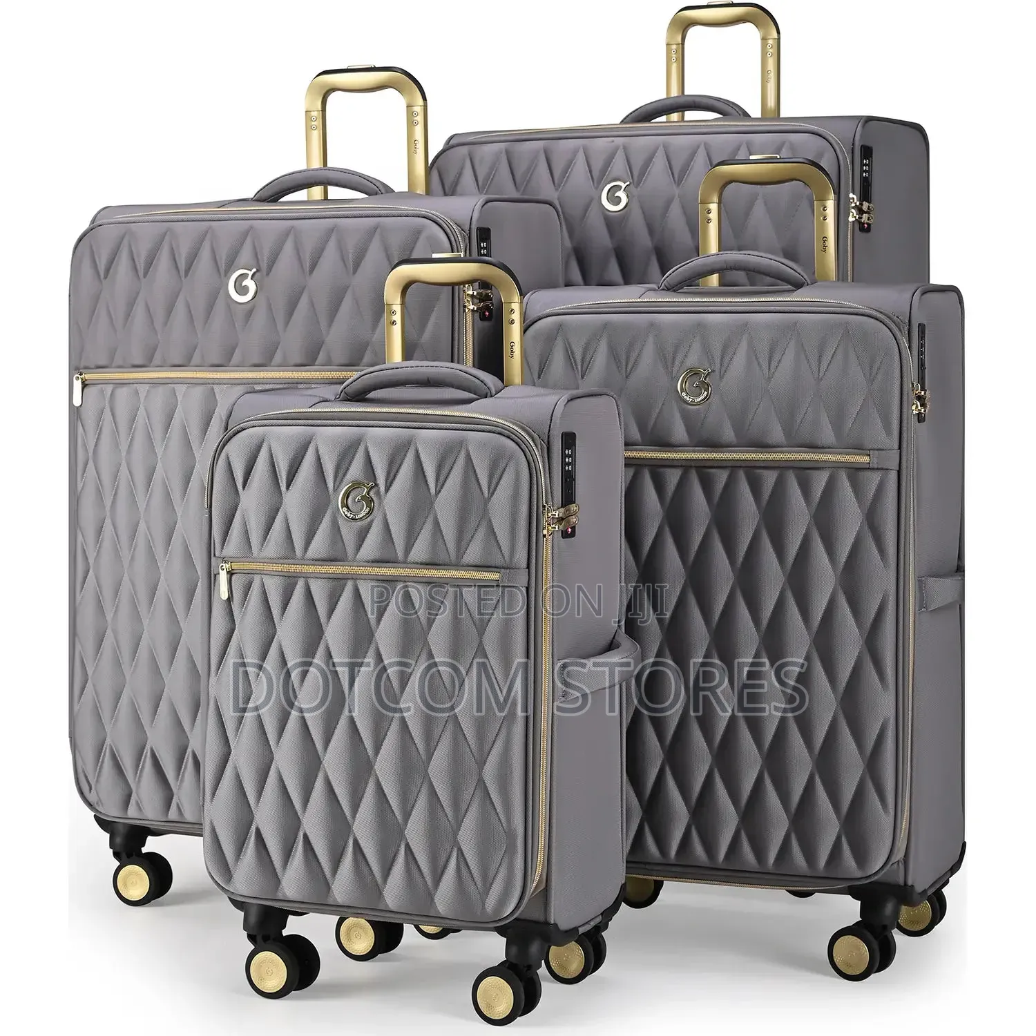 Goby London Crown Victoria 4-Piece Softside Luggage Set
