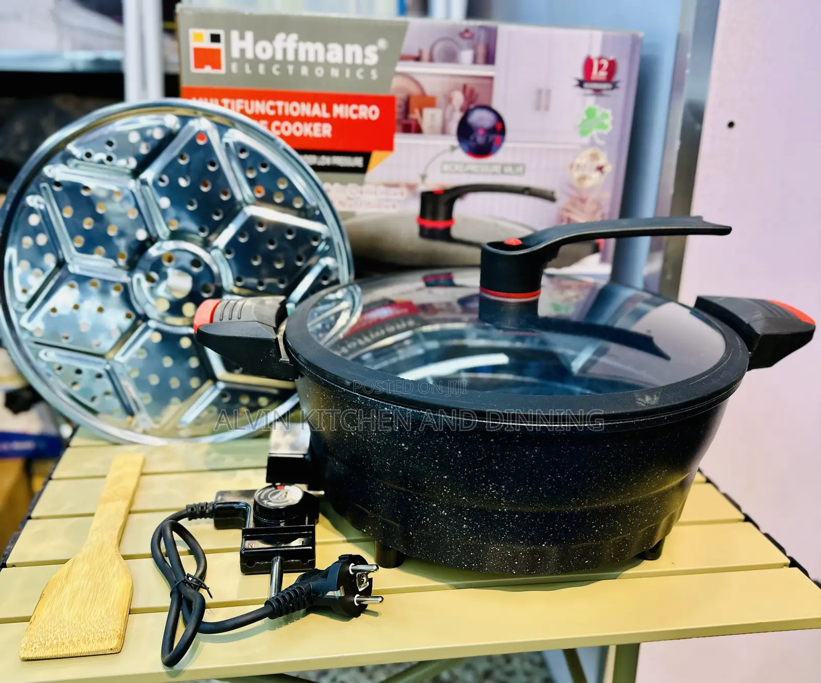 Multifunctional Electric Cooker With Steamer 8L