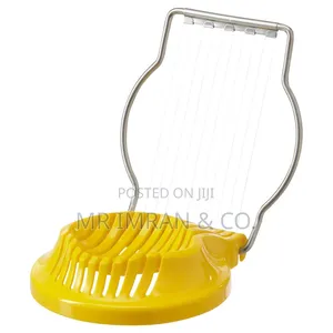 Yellow  Manual Egg Slicer