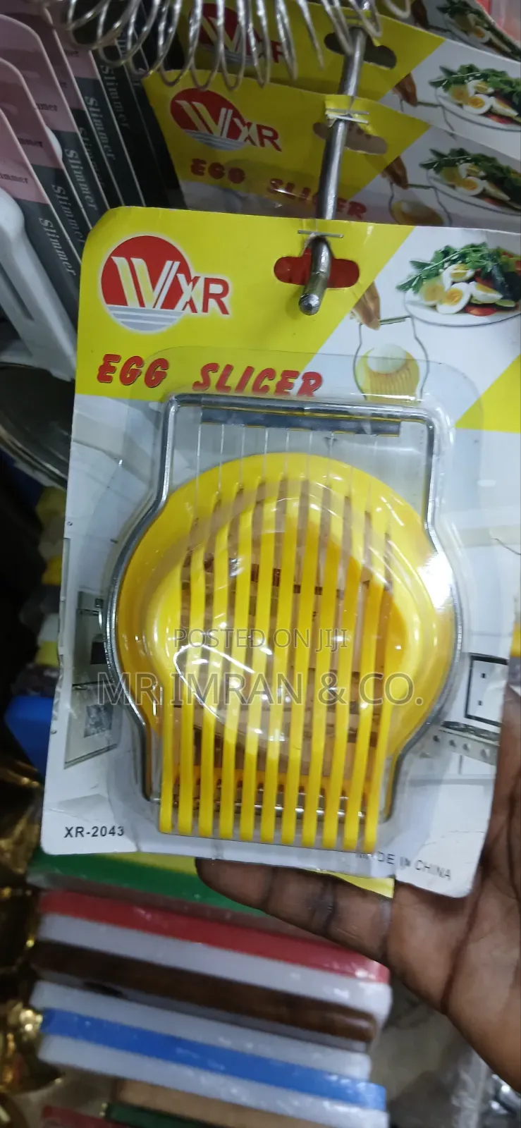 Yellow  Manual Egg Slicer