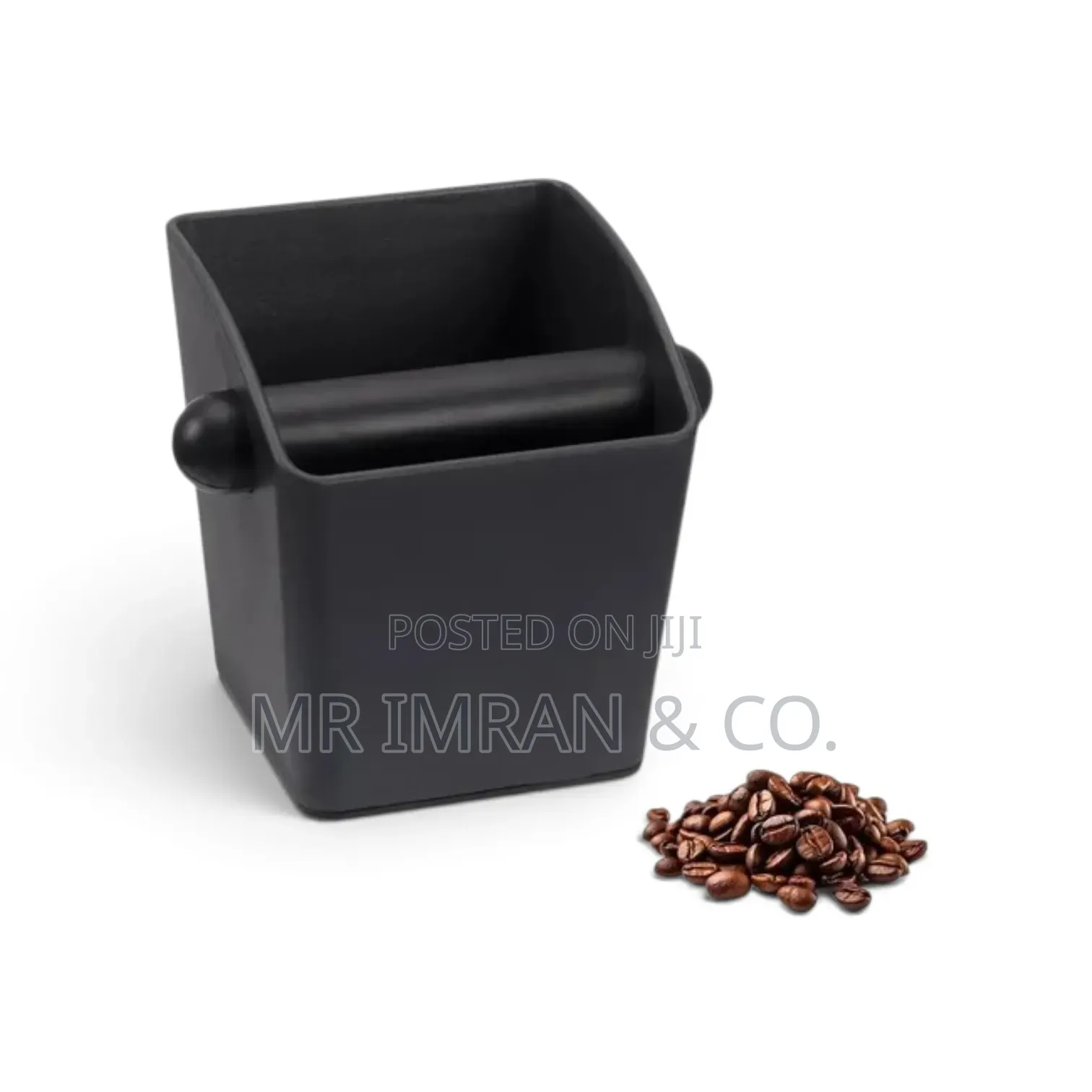 Black Square Espresso Knock Box
